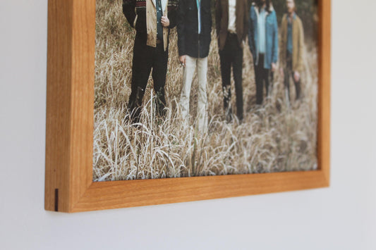 a picture of a group of people standing in a field