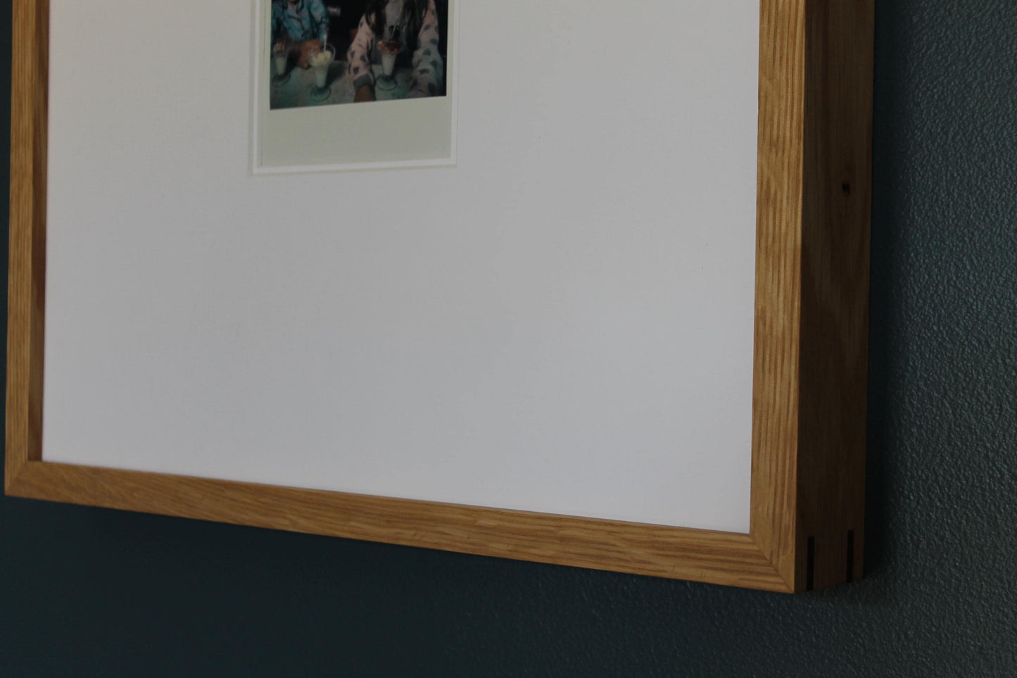 Gallery Frame for Polaroid Photographs - White Oak