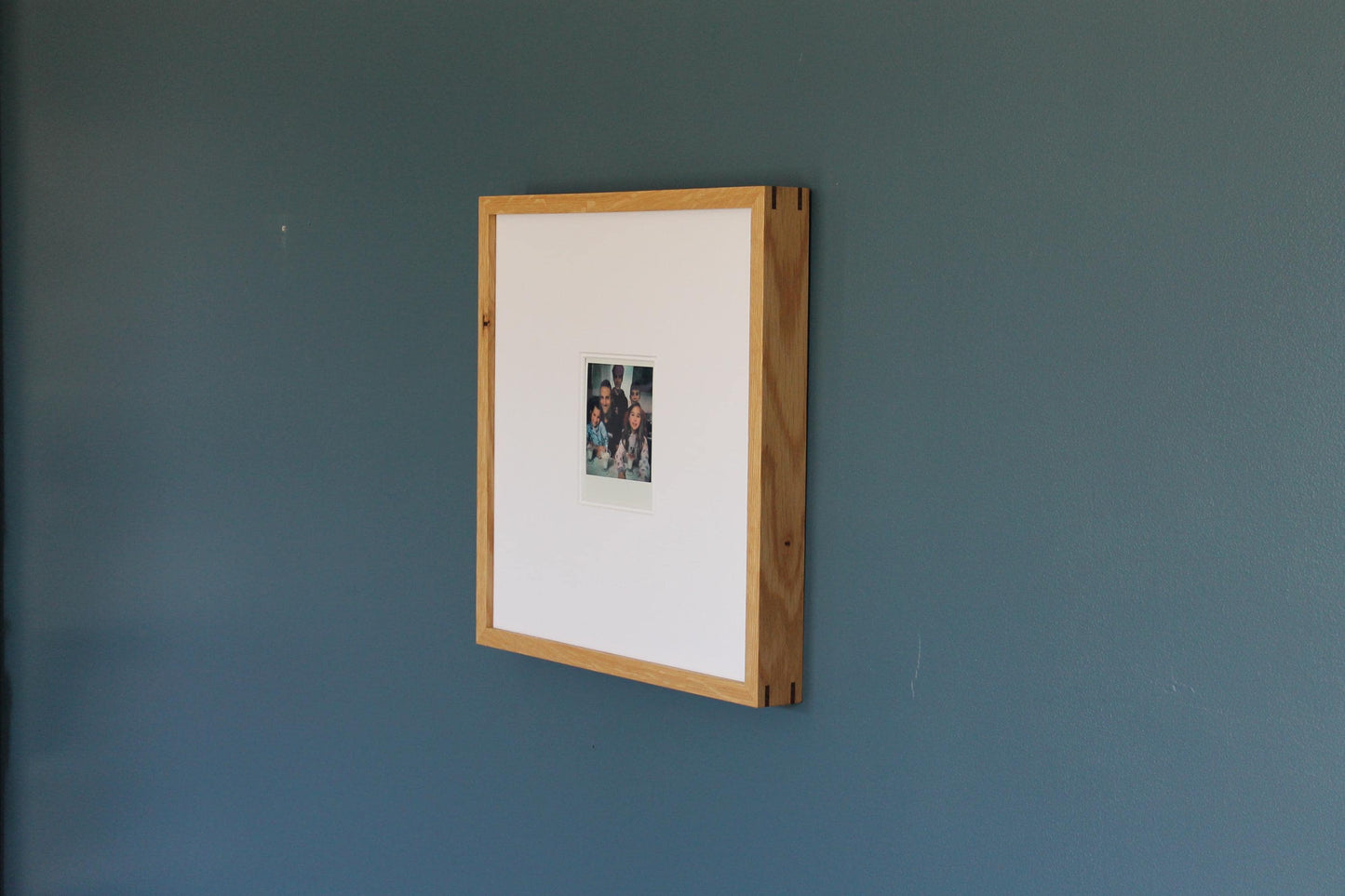 Gallery Frame for Polaroid Photographs - White Oak