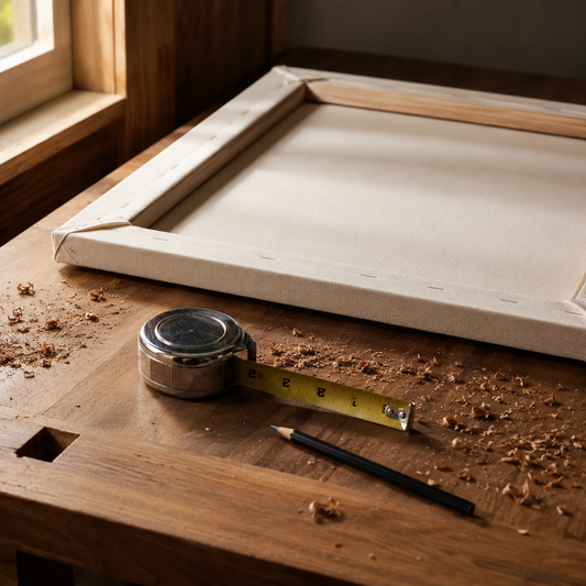 How to Measure a Canvas for a Floating Frame