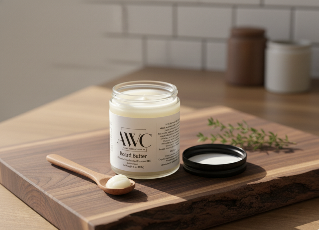 Organic Board Butter (6 oz) for Cutting Boards & Butcher Blocks