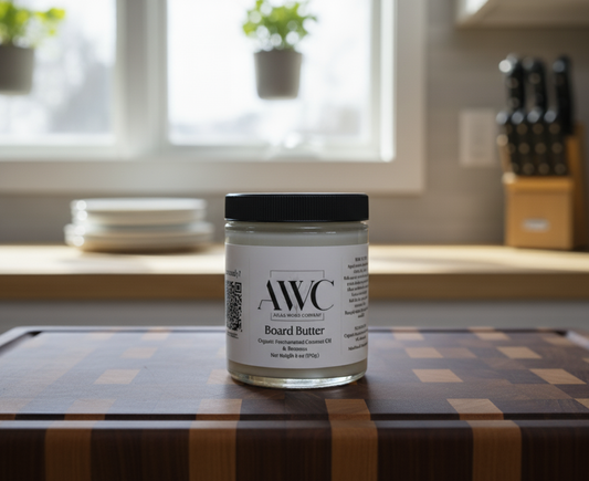 Organic Board Butter (6 oz) for Cutting Boards & Butcher Blocks