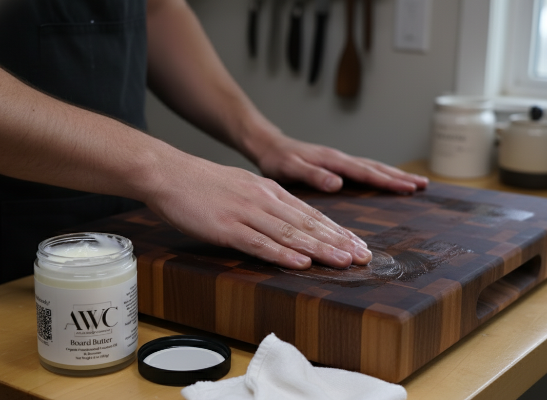 Organic Board Butter (6 oz) for Cutting Boards & Butcher Blocks