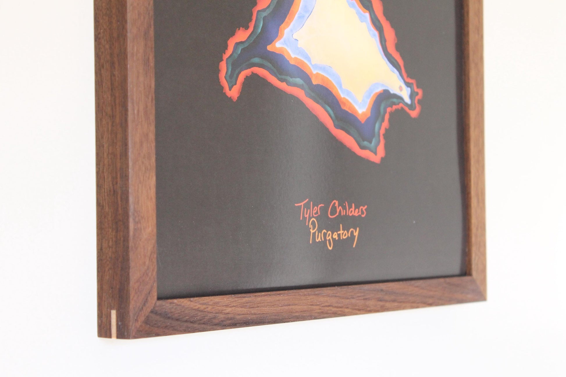 a picture frame with a picture of a horse on it