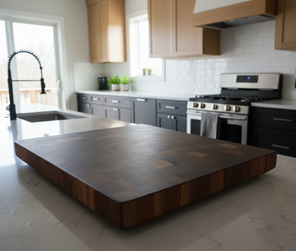 Walnut End Grain Cutting Board