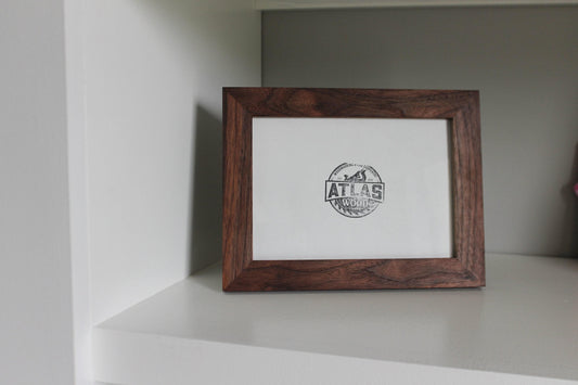 Desktop Picture Frame - 4 x 6 - Walnut