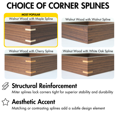 Walnut Floating Canvas Frame