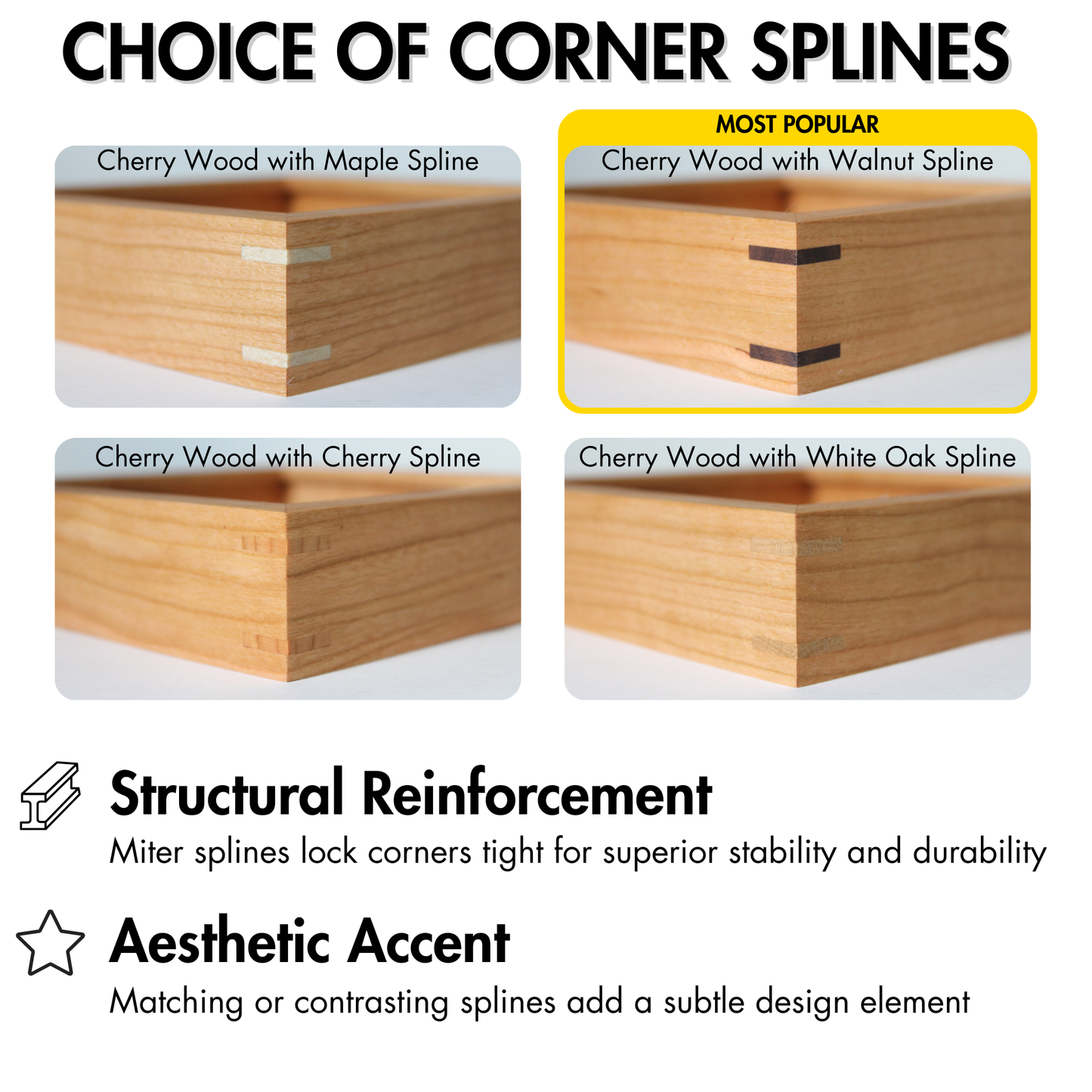 Cherry Floating Canvas Frame