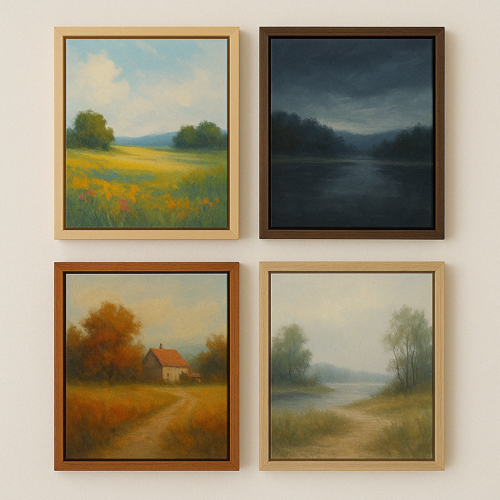Custom Canvas Floating Frame
