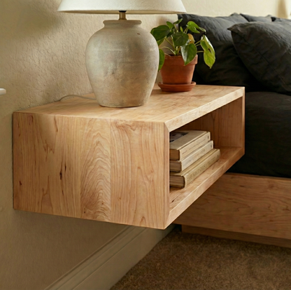 Maple Minimal Nightstand