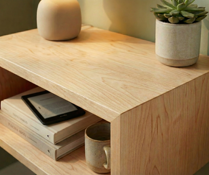 Maple Minimal Nightstand