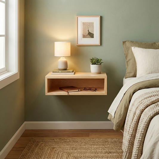 Maple Minimal Nightstand