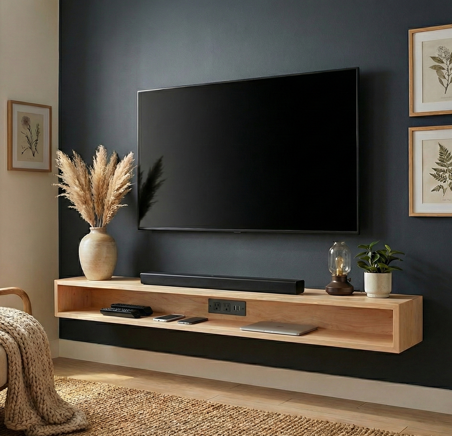 Maple Minimal Media Console