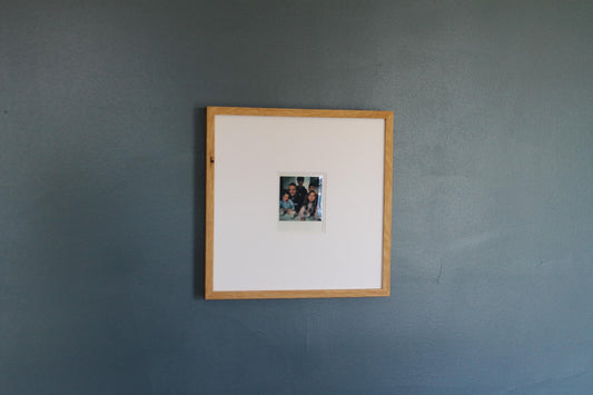 Gallery Frame for Polaroid Photographs - White Oak