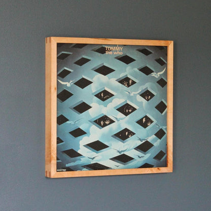 Vinyl Album Gallery Frame - Maple