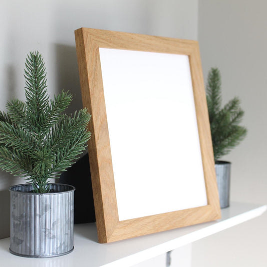 Desktop Picture Frame - 8 x 10 - White Oak