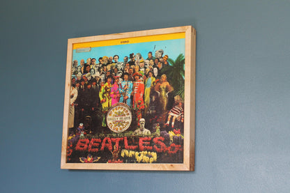 Vinyl Album Gallery Frame - Maple